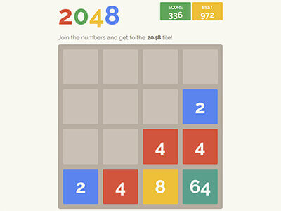 Gioco 2048 di Google
