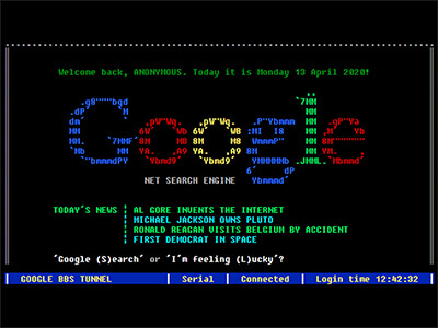 Google Terminal negli anni '80